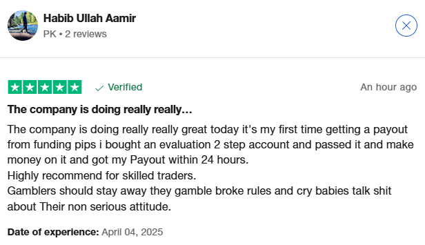 Funding pips trustpilot review 1.png